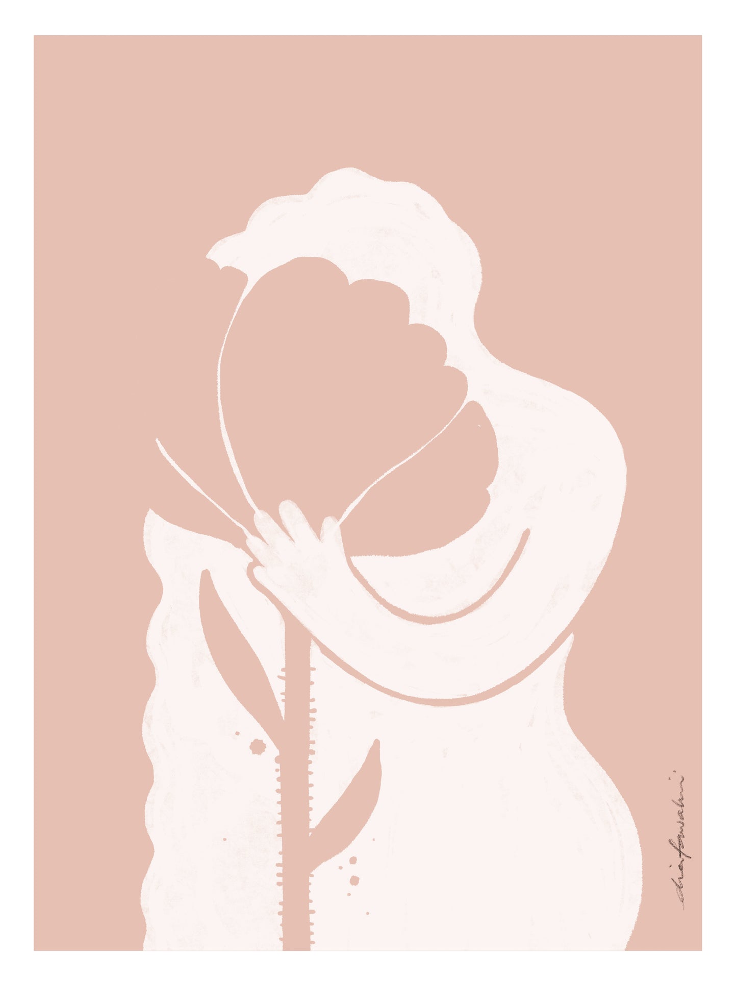 Woman with Flower