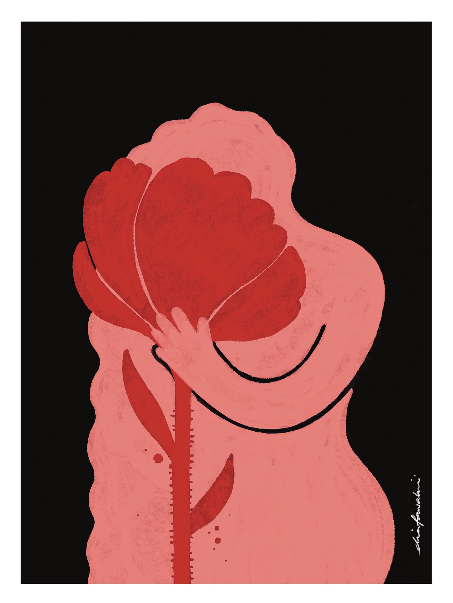 Woman with Flower